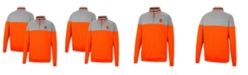 Colosseum Men's Orange, Heather Gray Syracuse Orange Be the Ball Quarter-Zip Top